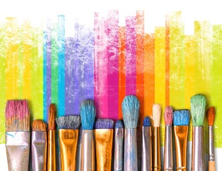 picture of paint brushes